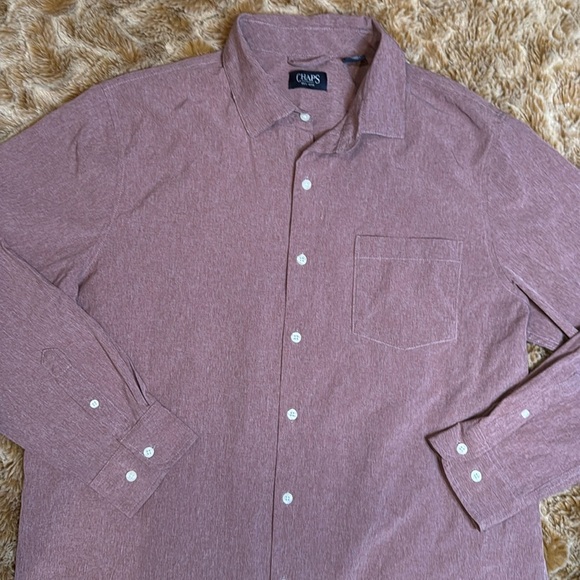Chaps Men's Brown Shirt SIZE XL - Picture 3 of 10